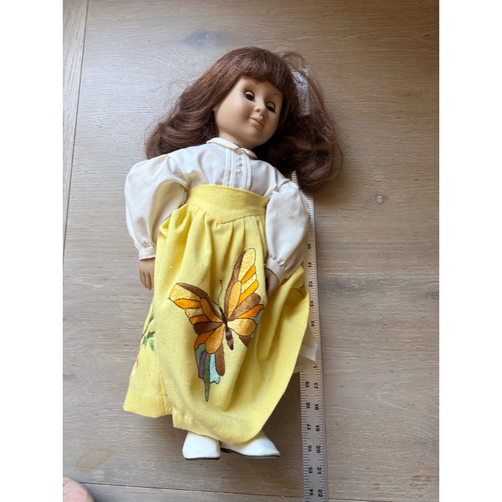 Vintage 1998 Battat Our Generation 18" Doll Auburn Hair‎ Blue eyes, stitched